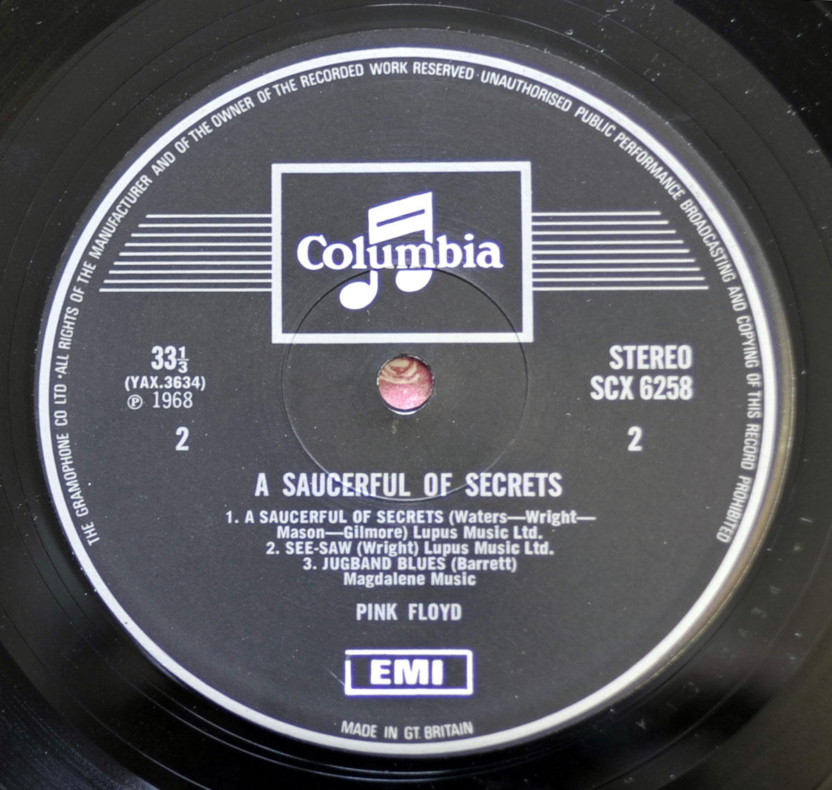 High Resolution Photo #6 PINK FLOYD Saucerful Secrets UK3 
